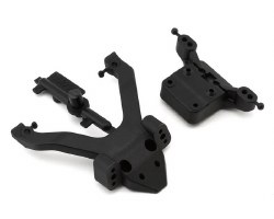 "RC10B6.4 Front Top Plate and Ballstud Mount,angled"