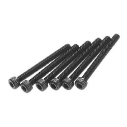 AX31493 Cap Head M2.6x25mm Black (6)