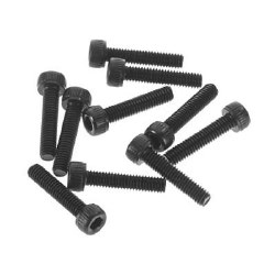 AX31398 M2.6x12mm Cap Head Screw Black (10)