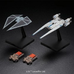 U-Wing Fighter & Tie Striker 1/144 Model Kit, from Rogue One