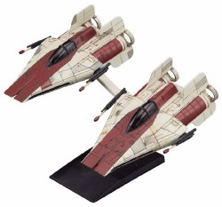 010 A-Wing Star Fighter 2 Pack 1:144 Vehicle Model Kit, from Star Wars