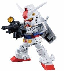 RX-78-2 Gundam & Cross Silhouette Frame SDGCS Model Kit Mobile Suit Gundam