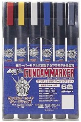 GMS109 Gundam Seed Basic Markers, Set of 6