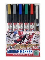 GMS121 Gundam Metallic Marker (Sets of 6)