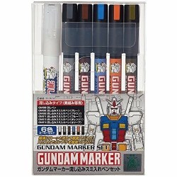 GMS-122 Gundam Marker Set, 6pcs