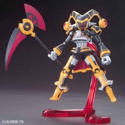 Harlequin (Joker) LBX Model Kit, from Little Battlers eXperience