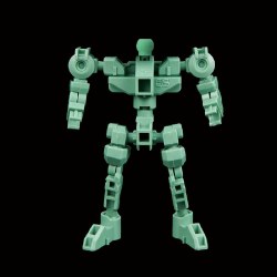 #05 Cross Silhouette Frame Green SDCS Model Kit, from Mobile Suit Gundam