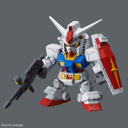 RX-78-2 Gundam & Cross Silhouette Frame SDGCS Model Kit Mobile Suit Gundam