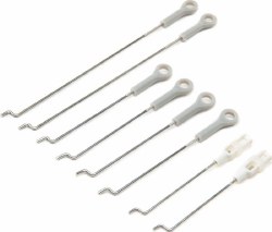 Pushrod Set w/clevises: P-51D 1.5m-