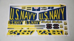 Decal sheet: F-18 Blue Angels 80mm EDF-