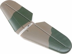 Horizontal Tail Set with carbon tube:P-39 1.2m-