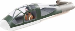 Canopy Hatch with pilot: P-39 1.2m-