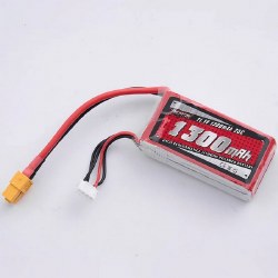 Battery: 11.1V 1300mAh 25C XT60-