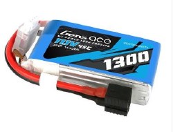1300mAh 3S 11.1V 45C liPo Battery Pack with EC3 And Deans Adapter