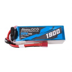 G-Tech 1800mAh 3S1P 11.1V 45C liPo Battery Pack with Deans Plug Soft Pack (92x30x25mm +/- Manufactur