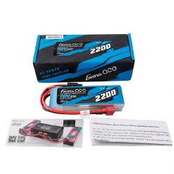 G-Tech 2200mAh 3S 11.1V 25C lipo Battery Pack With Deans Plug