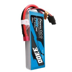G-Tech 3300mAh 4S1P 14.8V 45C lipo Battery Pack With Deans Plug