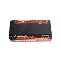 Redline Series 4000mAh 7.6V 130C 2S1P HardCase 65# HV lipo Battery With 5.0mm Bullet lCG 93x47x18.5m