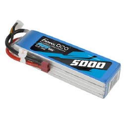 5000mAh 14.8V 45C liPo Battery - Deans Plug 154x46x30mm