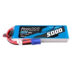 G-Tech 5000mAh 3S1P 45C 11.1V liPo Battery Pack With EC5 Plug