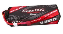 G-Tech 5300mAh 3S1P 11.1V 60C liPo Battery Pack with Deans Plug Hardwired (138x46x38mm +/- Manufactu