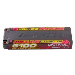 Redline 2.0 Series 6100mAh 2S1P 7.6V 140C HardCase HV lipo Battery