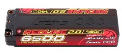 Redline 2.0 Series 6500mAh 2S 7.6V 140C HardCase lipo Battery With 5.0mm Bullet