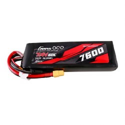 G-Tech 7600mAh 7.4V 60C 2S2P liPo Battery Pack With XT60 Plug