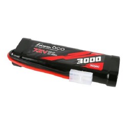 3000mAh 6 Cell 7.2V Nimh Tamiya Plug Soft Case 135x 47x24mm