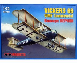 VINTAGE Maquette 1/72 Vickers Vernon RAF Transport Aircraft of 1920s model kit