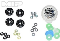 Bypass1? Tapered Hi-Flow Piston Kit, 6-Hole x 1.3mm, 1/8th Scale