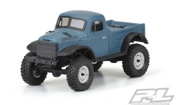 1946 Dodge Power Wagon Clear Body SCX24 JLU