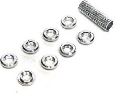 Spektrum Radio Silver Switch Nuts (8) & Wrench