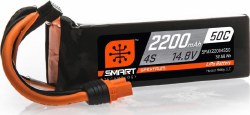 2200mAh 4S 14.8V 50C Smart LiPo Battery; IC3