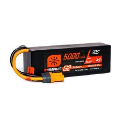 5000mAh 4S 14.8V Smart G2 LiPo 30C Hard Case; IC5