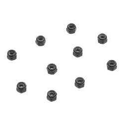 M3 Locknuts (black, 10pcs)