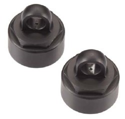 Shock Caps (aluminum, gun metal ano, 2pcs):EB48