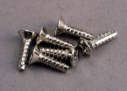 Screws, 3x10mm Countersunk Self-Tapping (6)