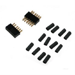 6 Pin Pair w/ Shrink Tubing