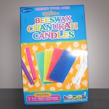 HONEYCOMB BEESWAX CHANUKAH KIT