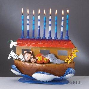 Noah's Ark Menorah