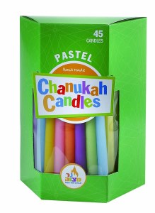 Frosted Chanukah Candles