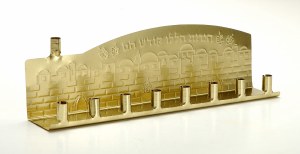 Silver Tin Menorah