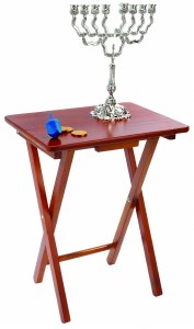 Folding Menorah Stand 20"