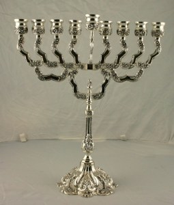 MENORAH NICKEL 12.5''