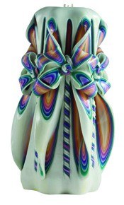 8" Carved Havdalah Candle