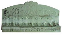 Silver Wall Menorah