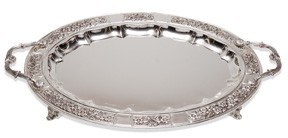Silver Plated Tray Oval