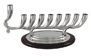 Gold Diamond Menorah