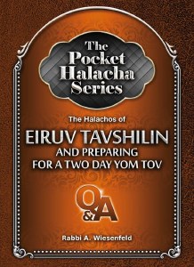 Pocket Halacha: Eruv Tavshilin